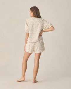 Women's Delilah Pajama Set | Pastel Garden | Rylee & Cru-4
