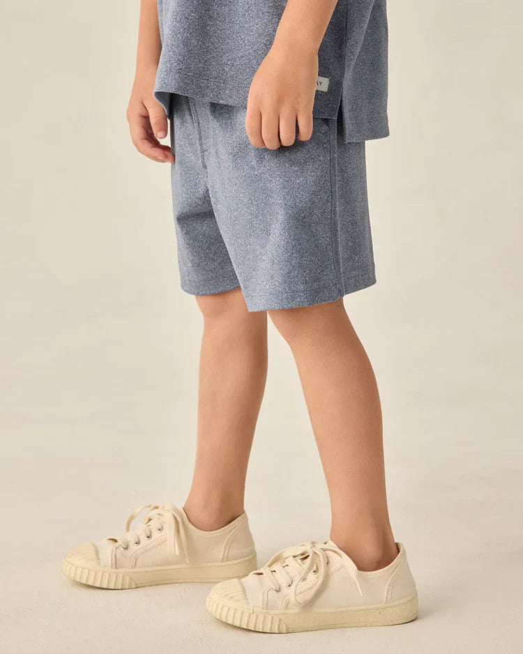 Oceanside Tech Short | Heathered Marine | Rylee & Cru-3