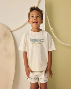 Relaxed Tee | Alligator | Rylee & Cru-5