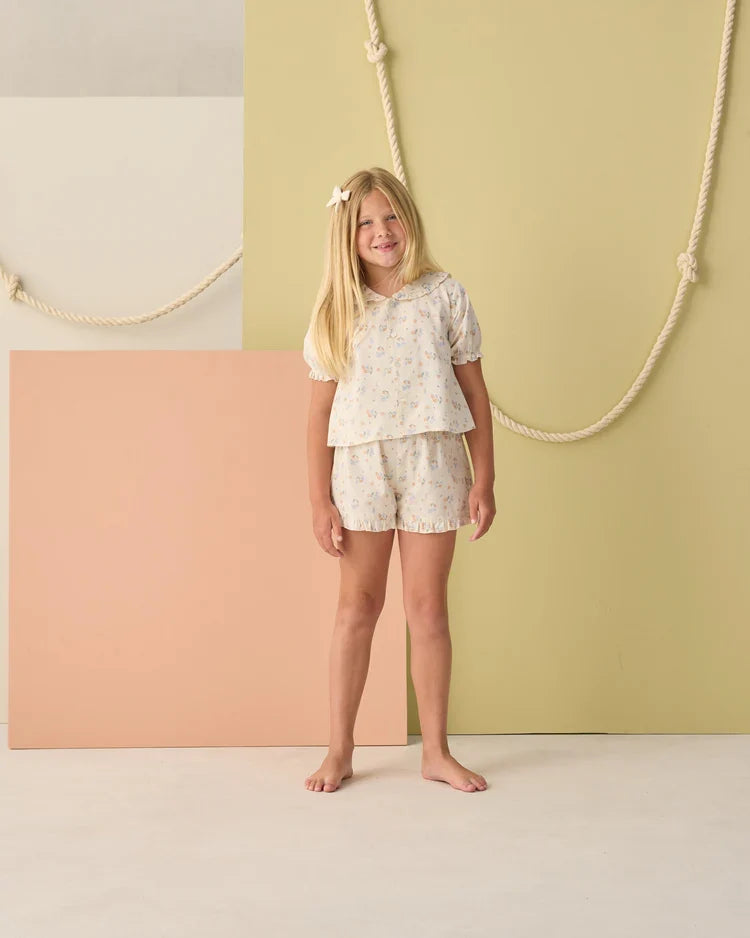 Delilah Pajama Set | Pastel Garden | Rylee & Cru-3