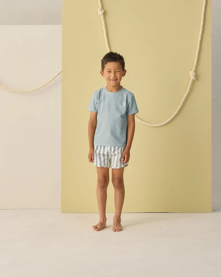 Short Sleeve Rashguard | Sea Green | Rylee & Cru-3