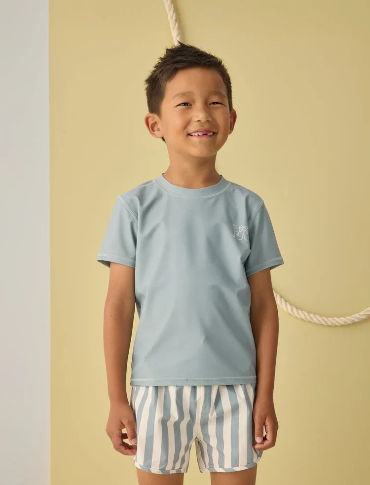 Short Sleeve Rashguard | Sea Green | Rylee & Cru-1