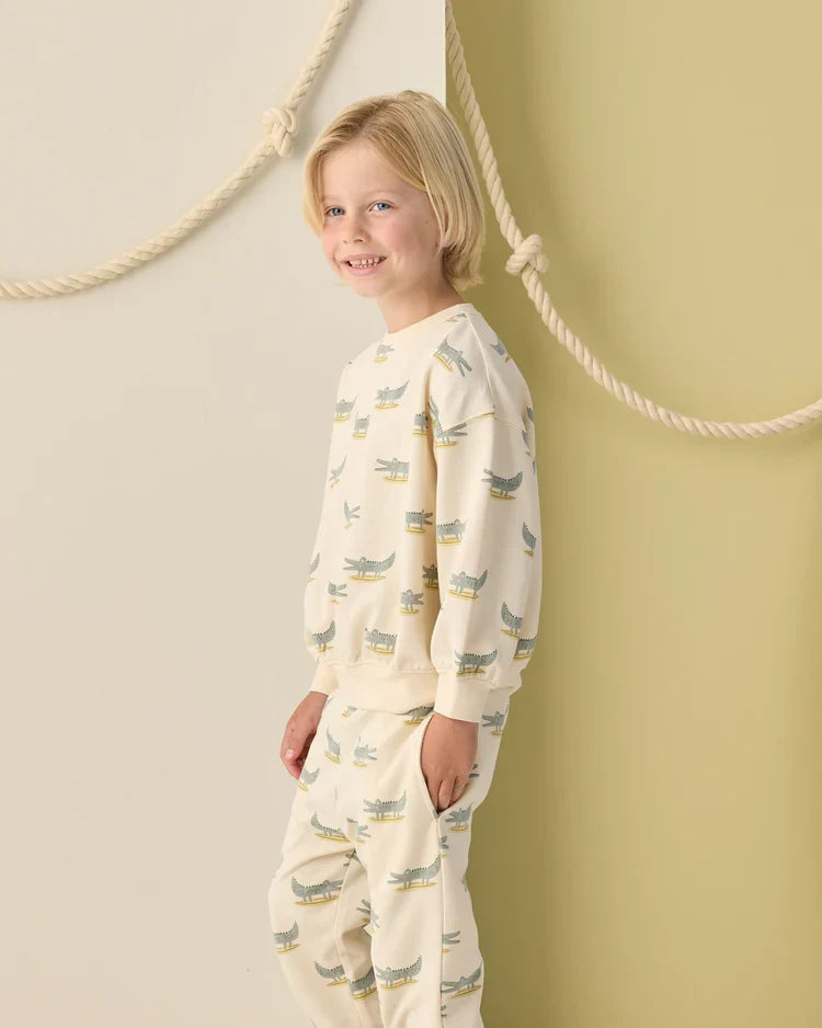 Relaxed Sweatshirt | Alligators | Rylee & Cru-1