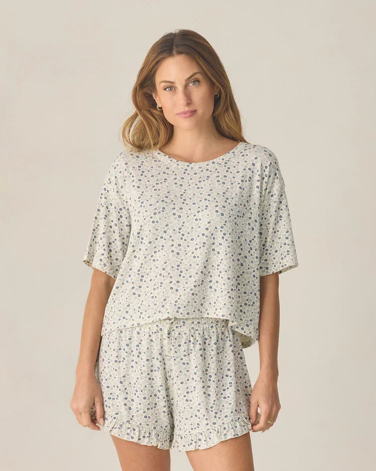 Ladies Mosie Set | Blue Ditsy | Rylee & Cru-1