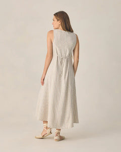 Ladies Indi Midi Dress | Nautical Stripe | Rylee & Cru-3