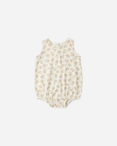 Bubble Onesie | Yellow Ditsy  | Rylee & Cru-1
