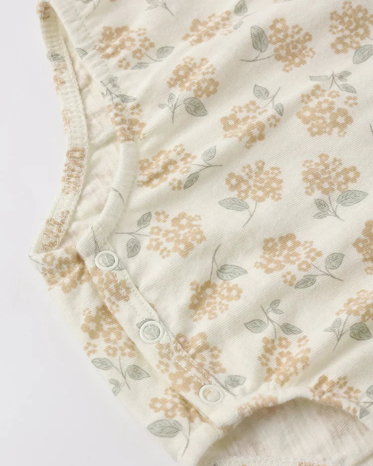 Bubble Onesie | Yellow Ditsy  | Rylee & Cru-2