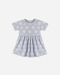 Raglan Dress | Periwinkle Daisy | Rylee & Cru-1