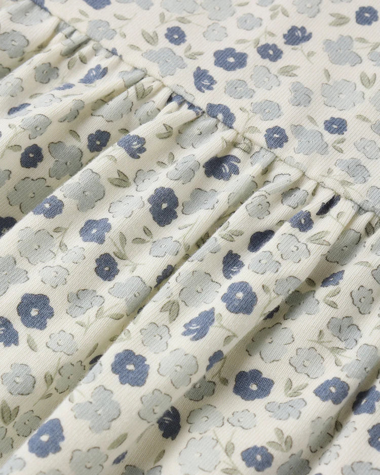 Babydoll Dress | Blue Ditsy | Rylee & Cru-2