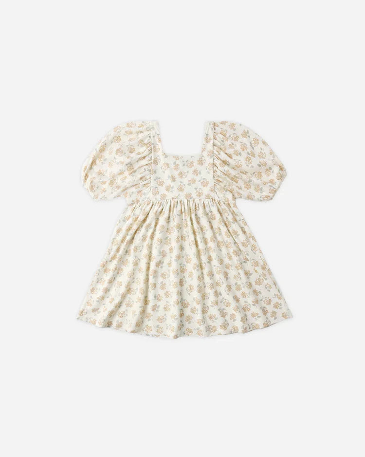 Brea Dress | Yellow Ditsy | Rylee & Cru-5