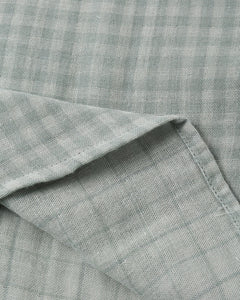Collared Short Sleeve Shirt | Green Gingham | Rylee & Cru-6