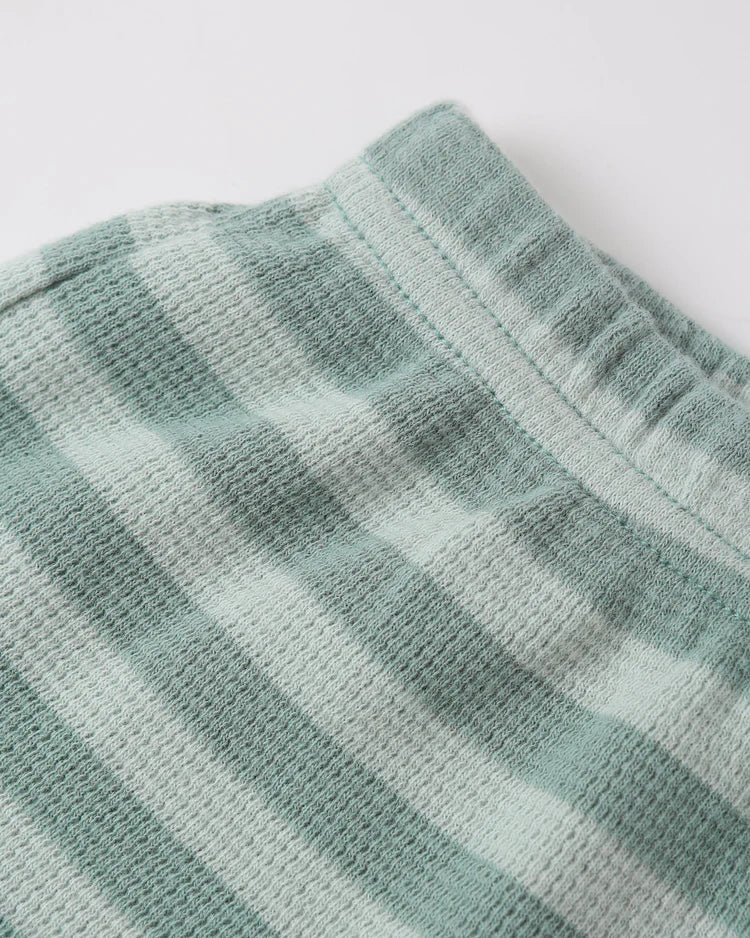 Summer Waffle Set | Sea Green Stripe | Rylee & Cru-6