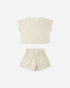 Raegan Set | Yellow Ditsy | Rylee & Cru-1