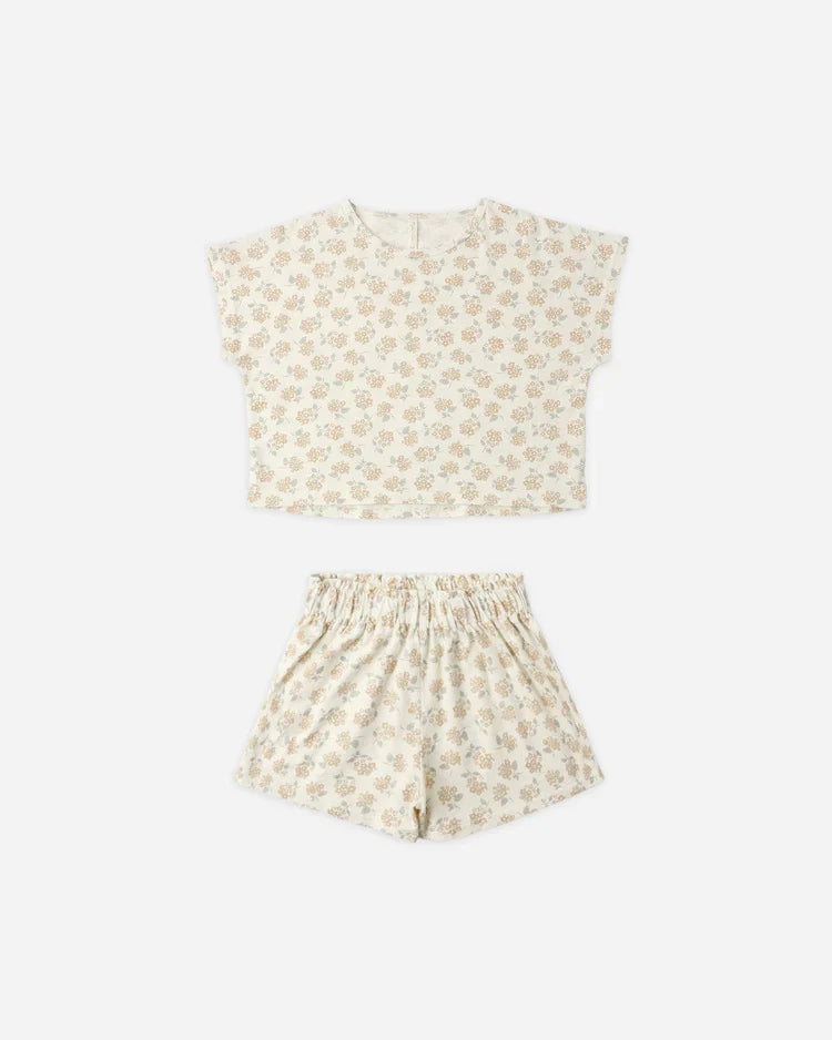 Raegan Set | Yellow Ditsy | Rylee & Cru