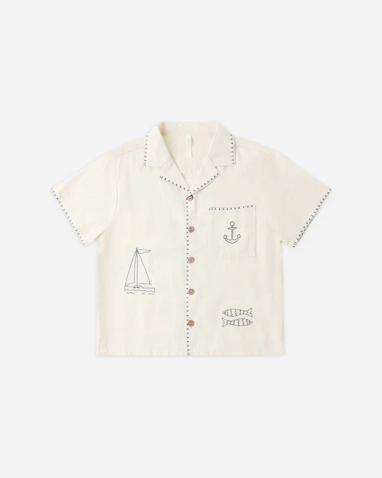 Lapel Collar Shirt | Sailor | Rylee & Cru-5