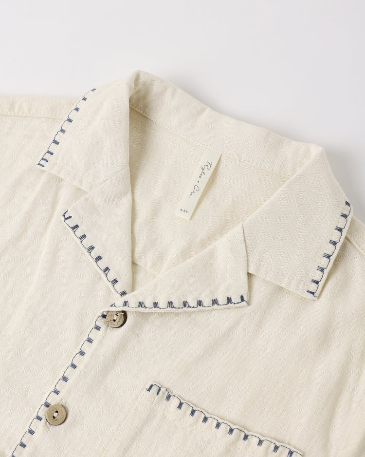 Lapel Collar Shirt | Sailor | Rylee & Cru-2
