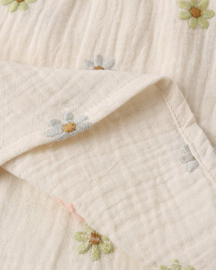 Marley Dress | Embroidered Daisies | Rylee & Cru-7
