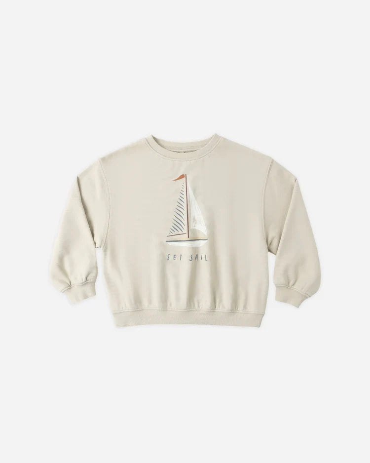 Oversized Sweatshirt | Set Sail | Rylee & Cru-2