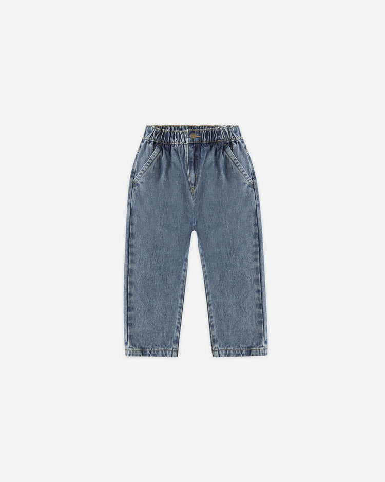 Baggy Pant | Indigo Denim | Rylee & Cru-1
