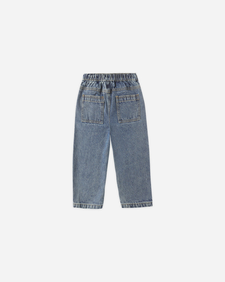 Baggy Pant | Indigo Denim | Rylee & Cru-2