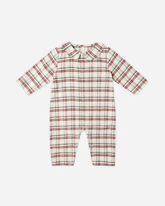 Baby Pajama Romper | Holiday Flannel | Rylee & Cru-4