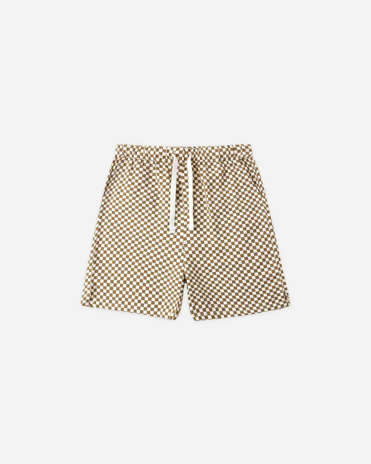 Perry Short | Ocre Check | Rylee & Cru-2