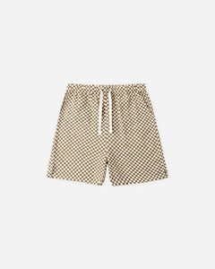 Perry Short | Ocre Check | Rylee & Cru-2
