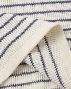 Chandler Knit Polo | Marine Stripe | Rylee & Cru-2