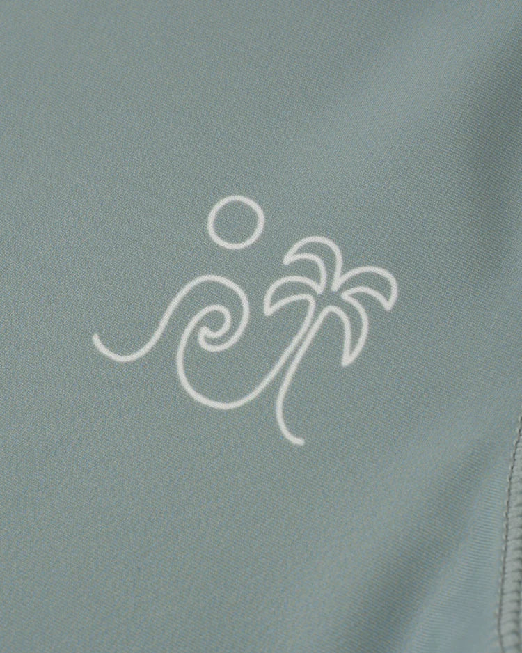 Short Sleeve Rashguard | Sea Green | Rylee & Cru-5