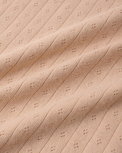 Pointelle Tee | Melon | Rylee & Cru-4