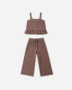 Kayli Set | Chocolate Polka Dot | Rylee & Cru-4