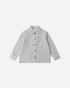 Denim Jacket | Railroad Stripe | Rylee & Cru-3