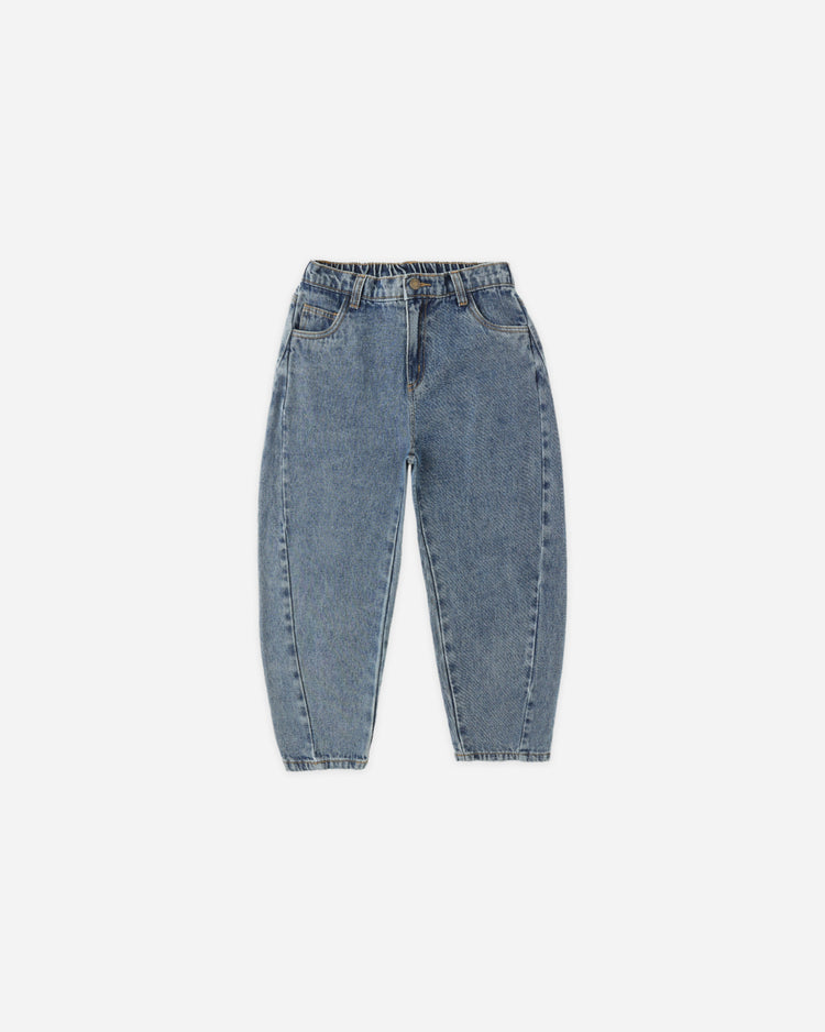 Barrel Pant | Indigo Denim | Rylee & Cru-1