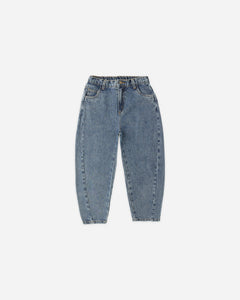 Barrel Pant | Indigo Denim | Rylee & Cru-1