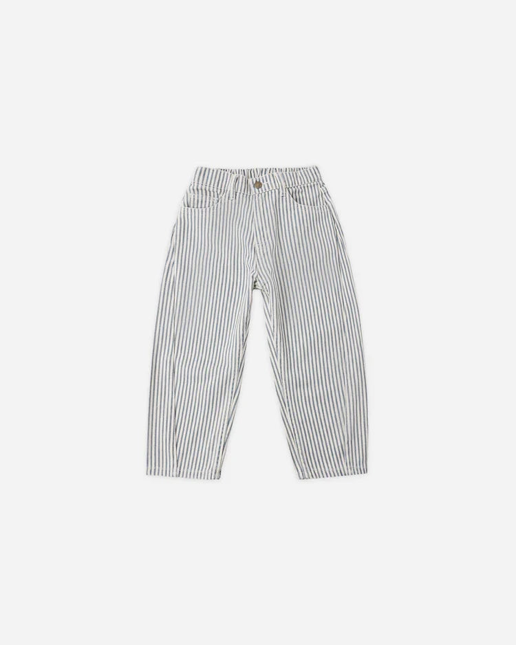 Barrel Pant | Railroad Stripe | Rylee & Cru-5