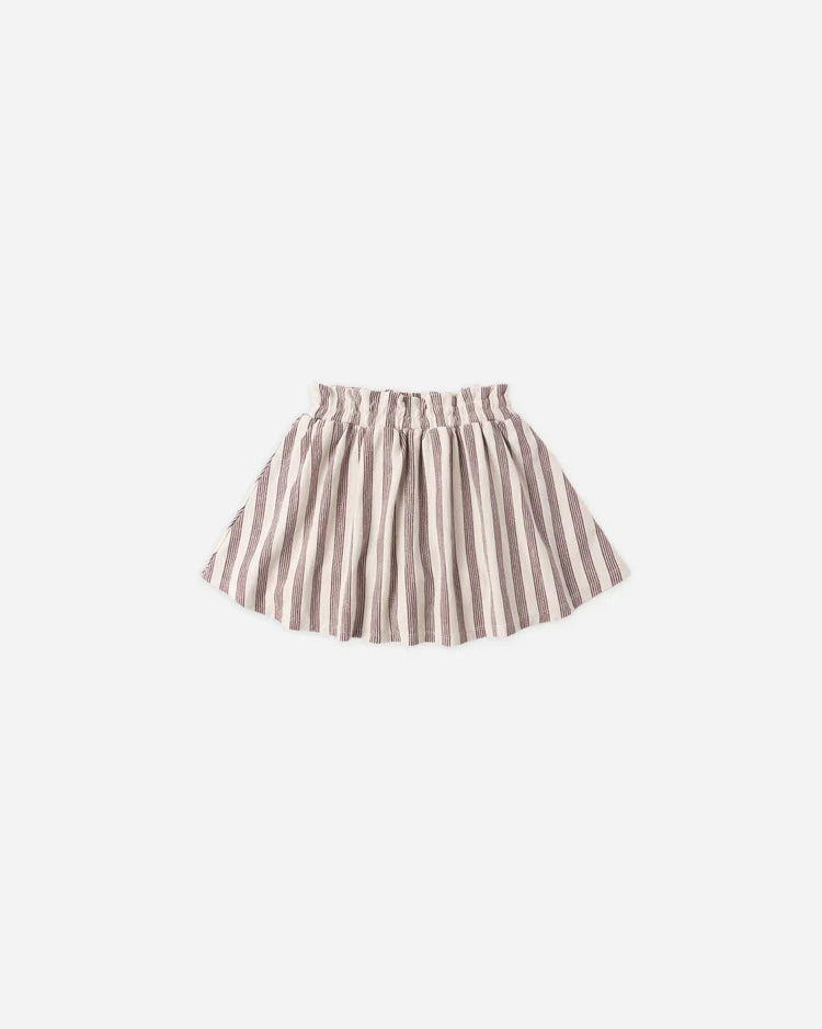 Sasha Skort | Brown Stripe | Rylee & Cru-1