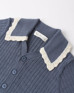 Sloane Knit Top | Marine | Rylee & Cru-4