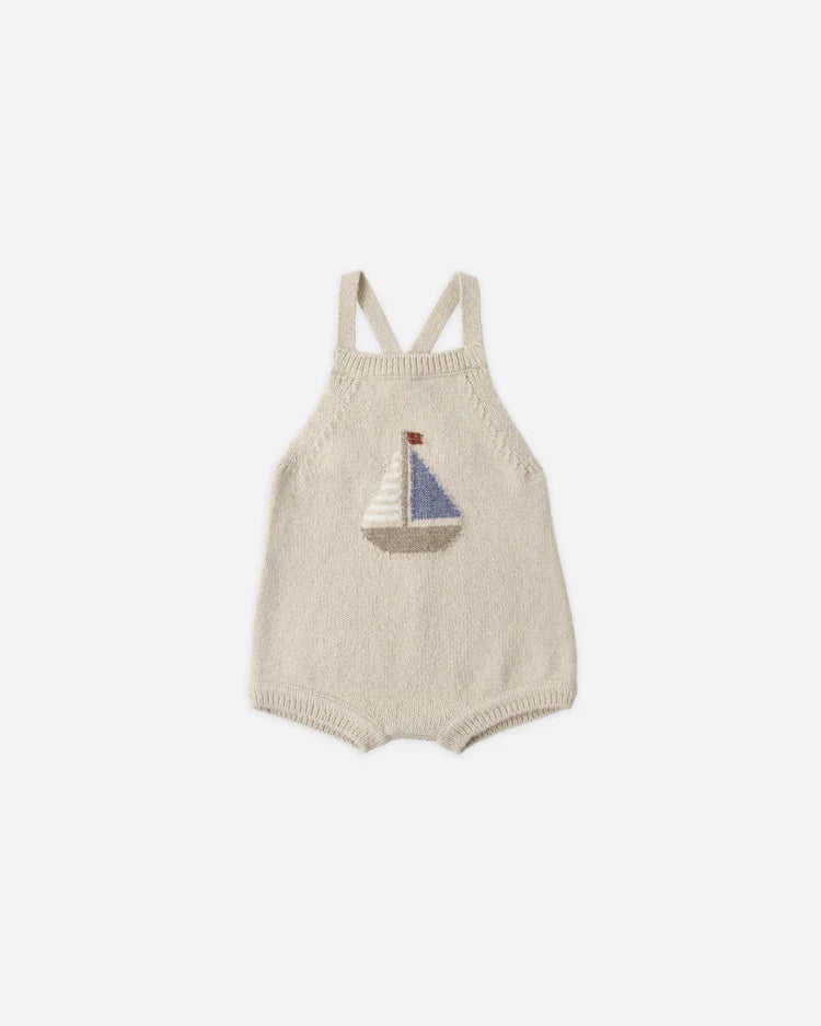Fisher Romper | Sailboat | Rylee & Cru-3