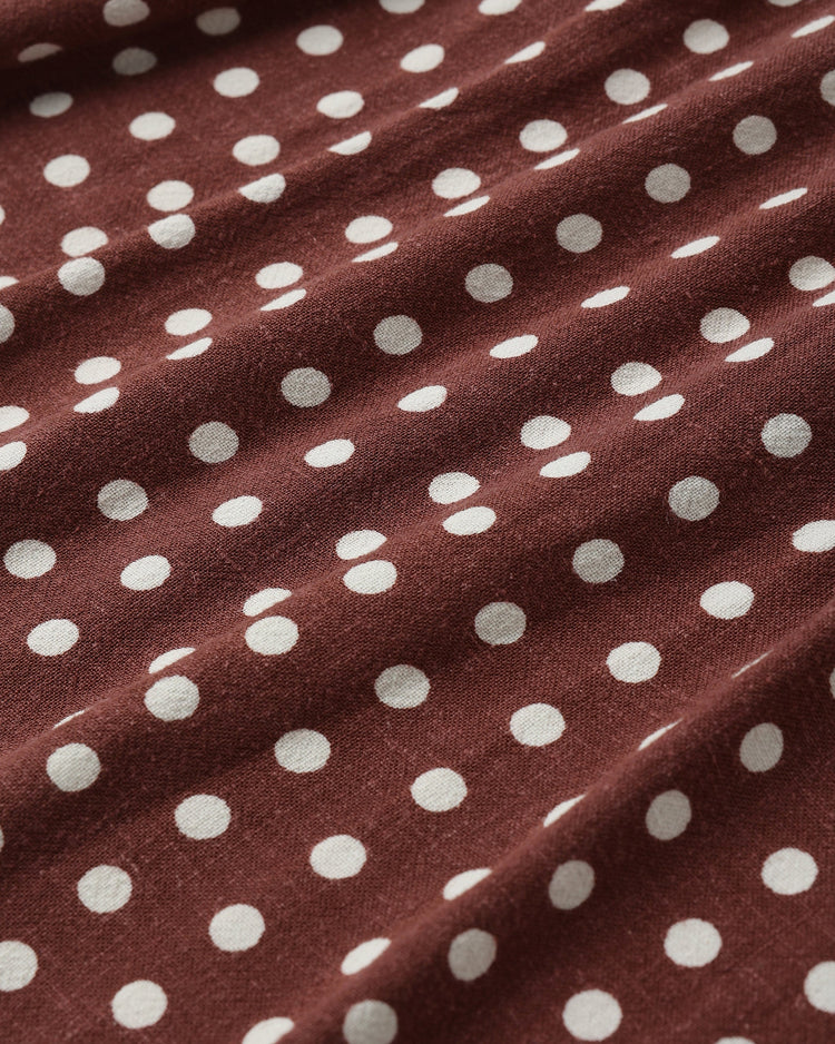 Lainey Dress | Chocolate Polka Dot | Rylee & Cru-4