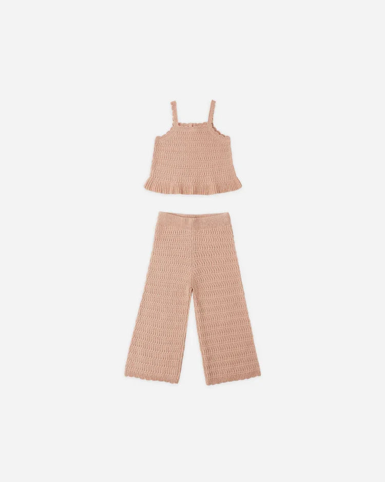 Mari Knit Set | Melon | Rylee & Cru-2