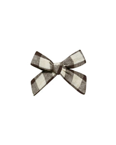 Bow | Rylee + Cru | Charcoal Check-1