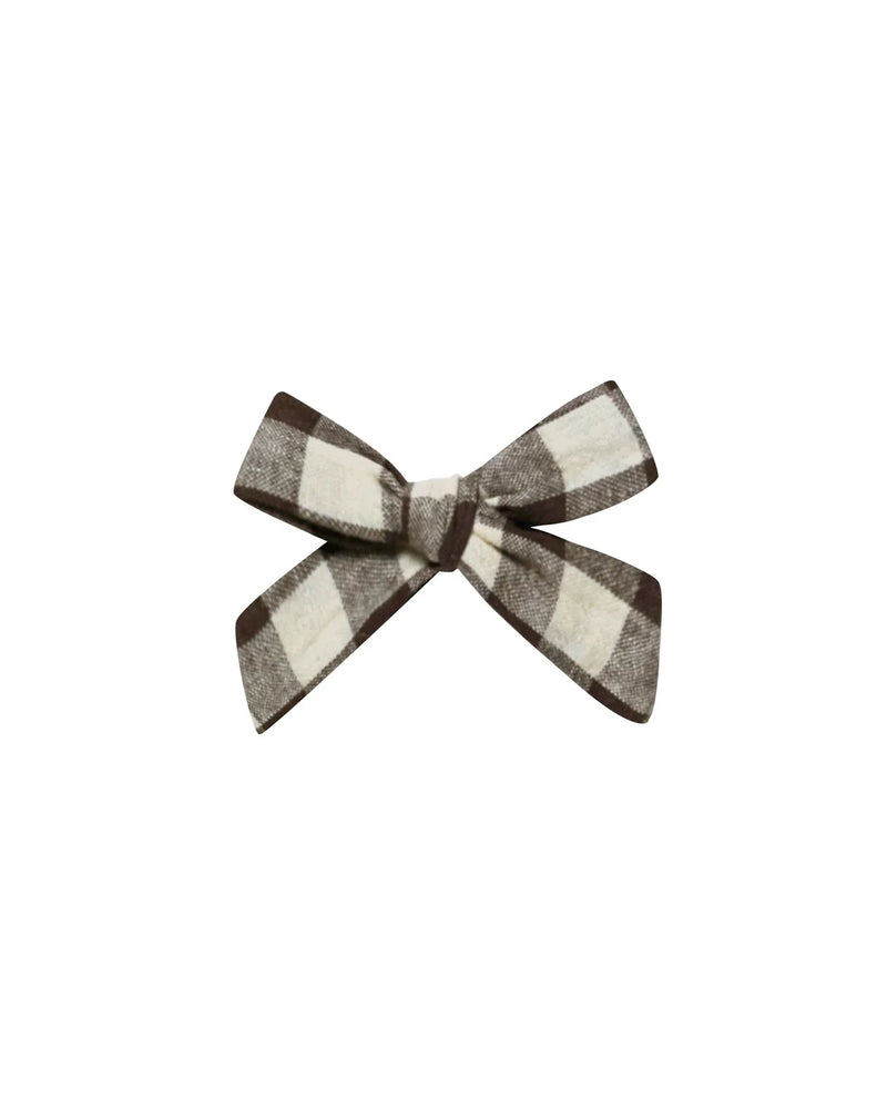 Bow | Rylee + Cru | Charcoal Check-1