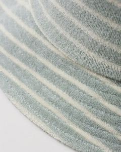 Bucket Hat | Seafoam Terry Stripe | Rylee & Cru-3