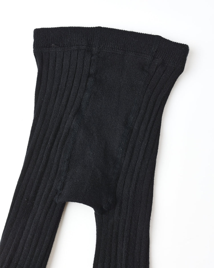 Ribbed Tights | Black | Rylee & Cru-2
