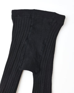 Ribbed Tights | Black | Rylee & Cru-2