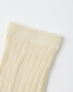 Ribbed Socks | Black, Antique | Rylee & Cru-3