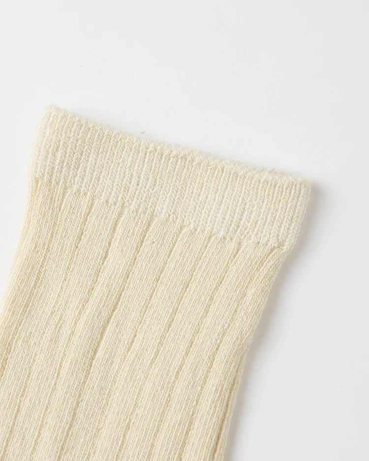 Ribbed Socks | Black, Antique | Rylee & Cru-3