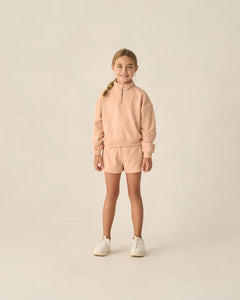 Half Zip Sweatshirt | Melon | Rylee & Cru-1