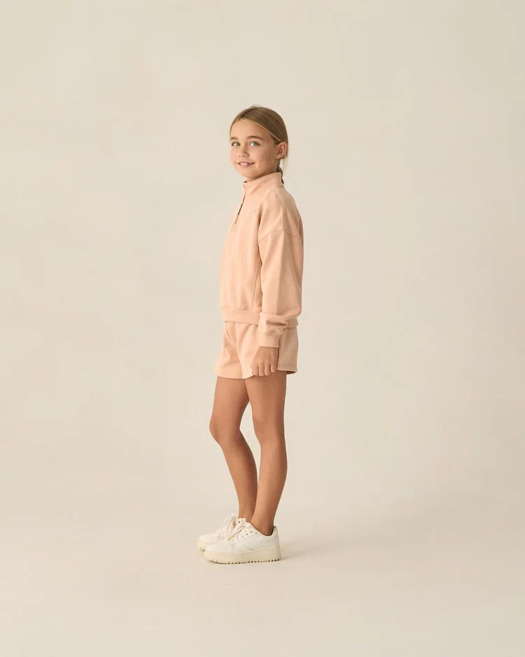 Half Zip Sweatshirt | Melon | Rylee & Cru-4