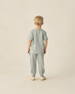 Century Tech Jogger | Heathered Sea Green | Rylee & Cru-7